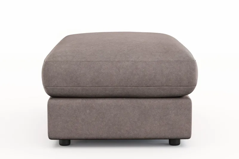 Arken Lyx Rektangulær Fotskammel i stoff - Brun - Møbler - Stoler & lenestoler - Krakk - Fotskammel