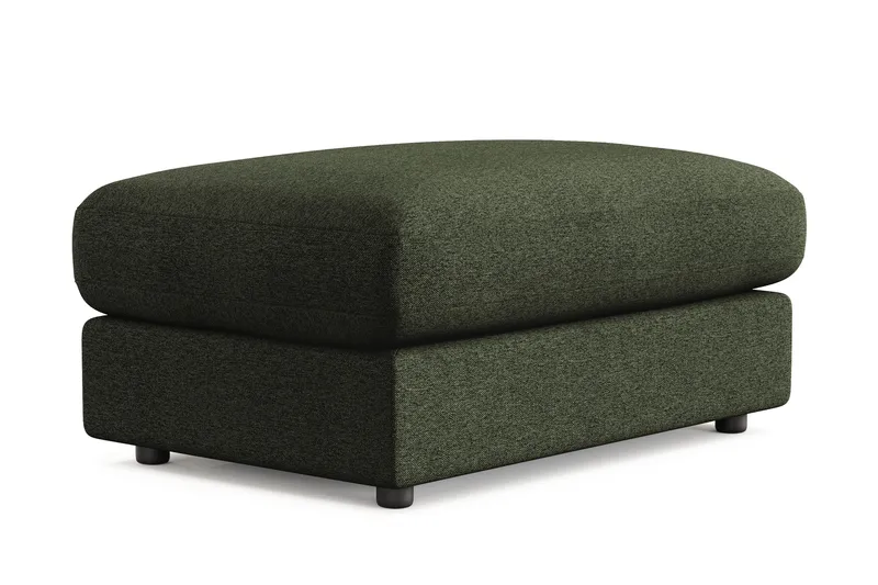 Arken Lyx Rektangulær Fotskammel i stoff - Grön - Møbler - Stoler & lenestoler - Krakk - Fotskammel