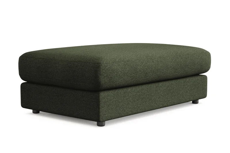 Arken Lyx Rektangulær Fotskammel i stoff - Grön - Møbler - Stoler & lenestoler - Krakk - Fotskammel