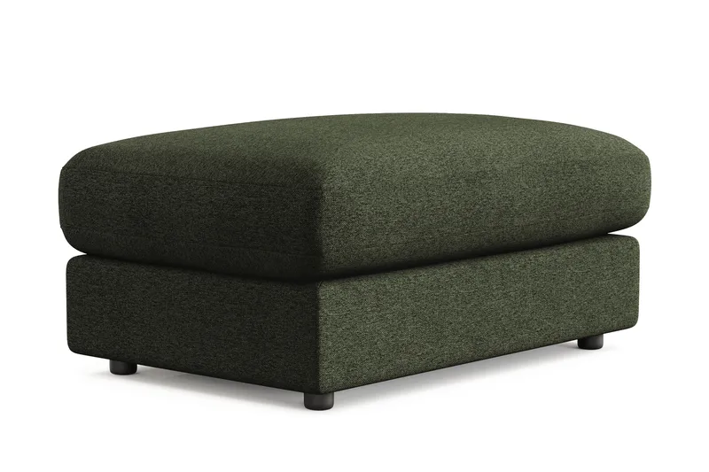 Arken Lyx Rektangulær Fotskammel i stoff - Grön - Møbler - Stoler & lenestoler - Krakk - Fotskammel