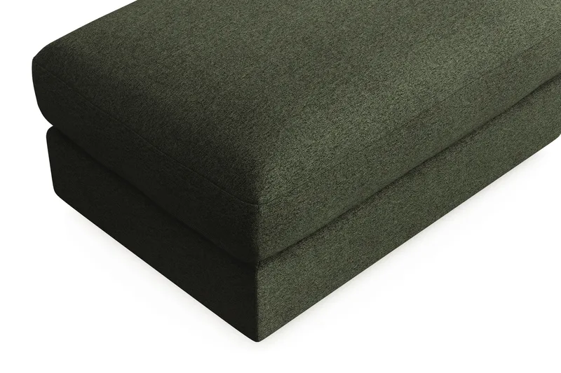 Arken Lyx Rektangulær Fotskammel i stoff - Grön - Møbler - Stoler & lenestoler - Krakk - Fotskammel