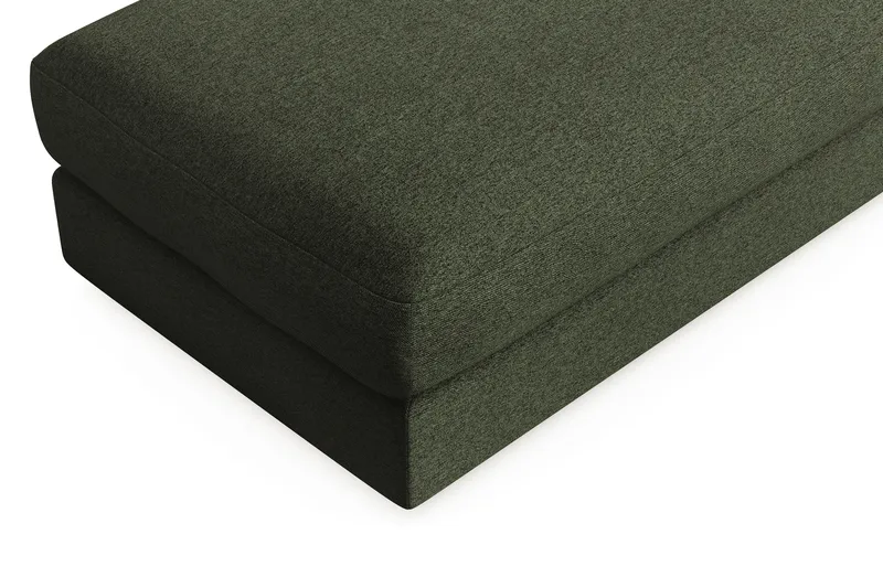 Arken Lyx Rektangulær Fotskammel i stoff - Grön - Møbler - Stoler & lenestoler - Krakk - Fotskammel