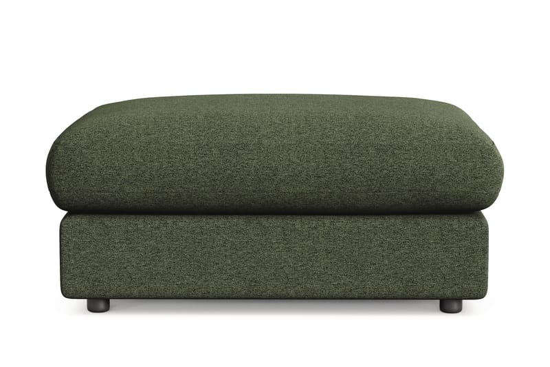 Arken Lyx Rektangulær Fotskammel i stoff, Grön