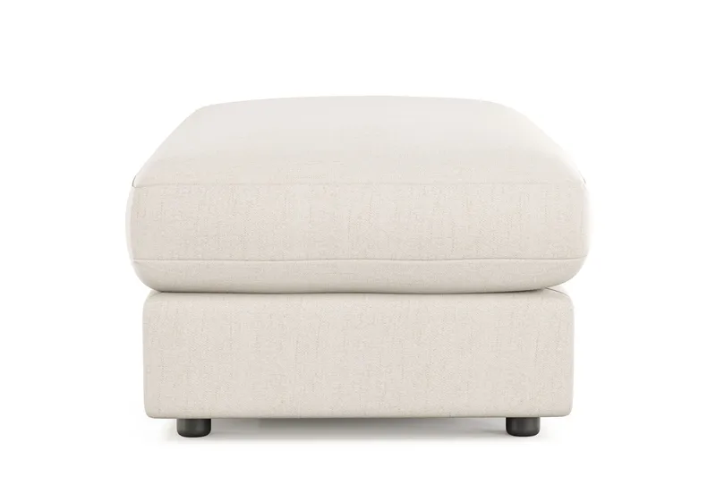 Arken Lyx Rektangulær Fotskammel i stoff - Lys beige - Møbler - Stoler & lenestoler - Krakk - Fotskammel
