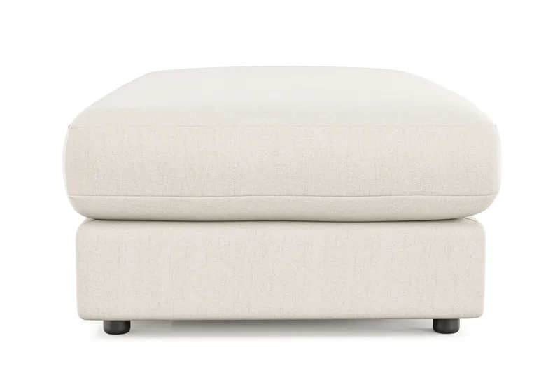 Arken Lyx Rektangulær Fotskammel i stoff - Lys beige - Møbler - Stoler & lenestoler - Krakk - Fotskammel