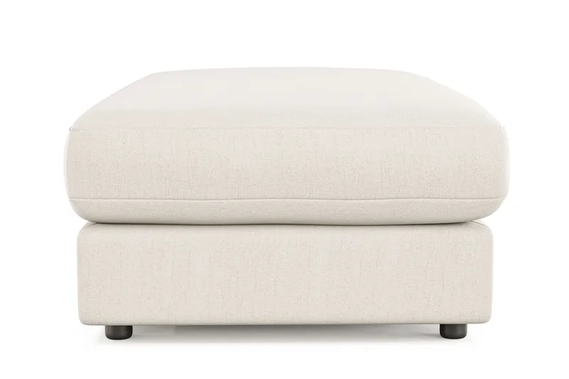 Arken Lyx Rektangulær Fotskammel i stoff - Lys beige - Møbler - Stoler & lenestoler - Krakk - Fotskammel