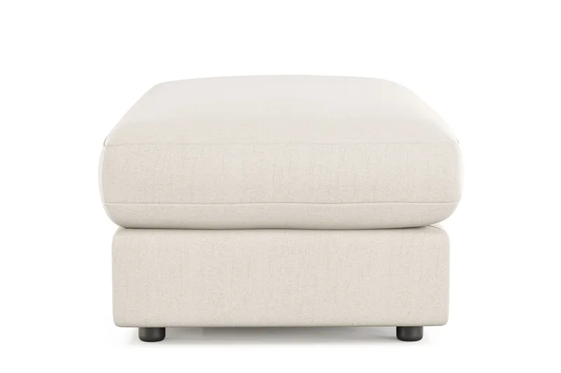 Arken Lyx Rektangulær Fotskammel i stoff - Lys beige - Møbler - Stoler & lenestoler - Krakk - Fotskammel