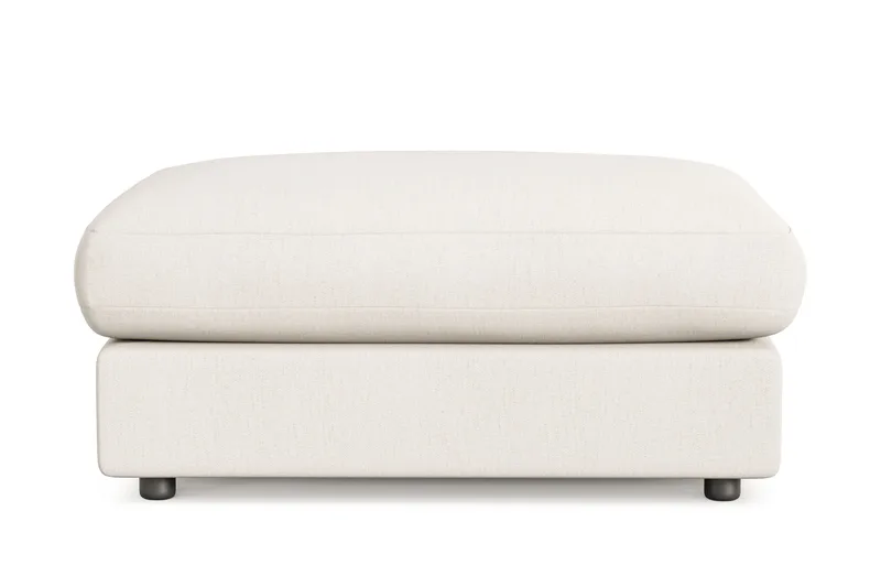 Arken Lyx Rektangulær Fotskammel i stoff - Lys beige - Møbler - Stoler & lenestoler - Krakk - Fotskammel