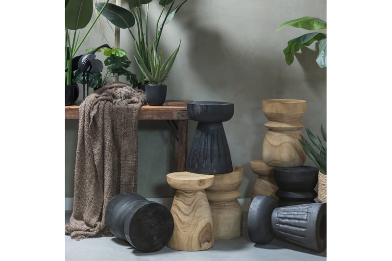 Bikkel Sittekrakk - Svart - Møbler - Stoler & lenestoler - Krakk