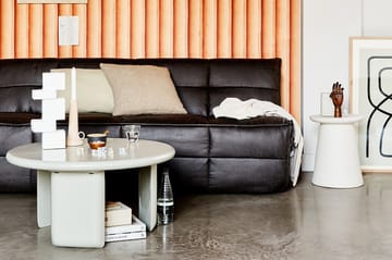 Brouwer Fotskammel Rund - Hvit - Møbler - Stoler & lenestoler - Krakk