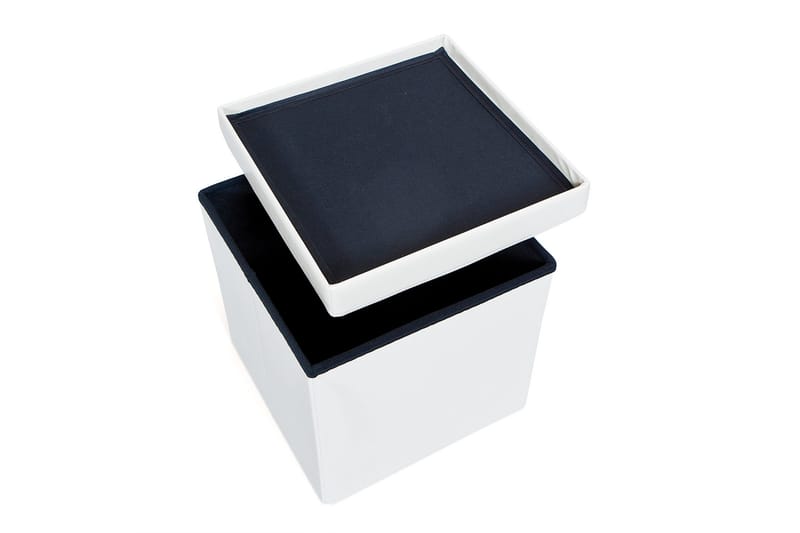 Catullus Oppbevaringspuff - Hvit - Møbler - Stoler & lenestoler - Krakk - Puff