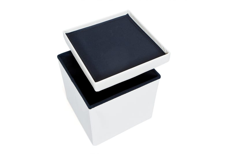 Catullus Oppbevaringspuff - Hvit - Møbler - Stoler & lenestoler - Krakk - Puff