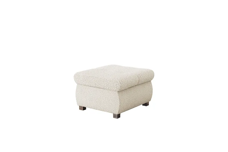Cerys Fotpall 60 cm - Beige - Møbler - Stoler & lenestoler - Krakk - Fotskammel
