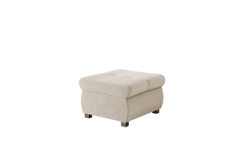 Cerys Fotpall 60 cm - Beige - Møbler - Stoler & lenestoler - Krakk - Fotskammel