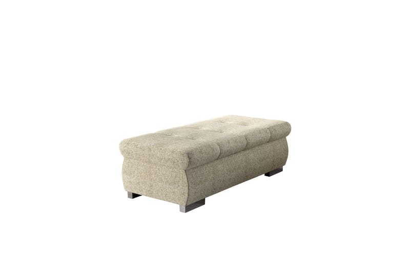Cerys Fotpall 60 cm - Beige - Møbler - Stoler & lenestoler - Krakk - Fotskammel