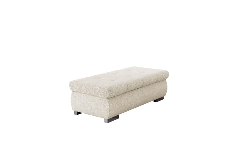 Cerys Fotpall 60 cm - Beige - Møbler - Stoler & lenestoler - Krakk - Fotskammel