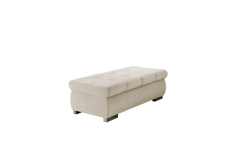 Cerys Fotpall 60 cm - Beige - Møbler - Stoler & lenestoler - Krakk - Fotskammel