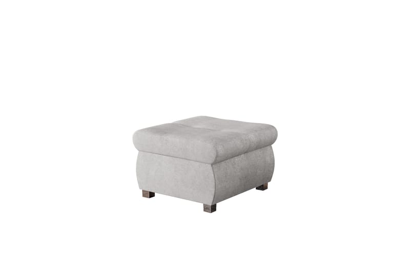 Cerys Fotpall 60 cm, Grå