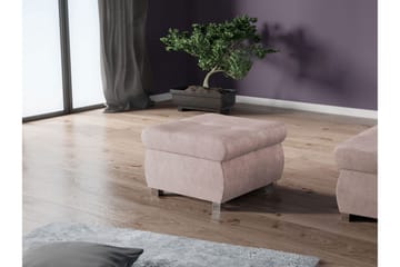 Cerys Fotpall 60 cm - Rosa - Møbler - Stoler & lenestoler - Krakk - Fotskammel