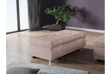 Cerys Fotpall 60 cm - Rosa - Møbler - Stoler & lenestoler - Krakk - Fotskammel