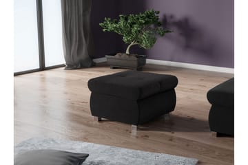 Cerys Fotpall 60 cm - Svart - Møbler - Stoler & lenestoler - Krakk - Fotskammel