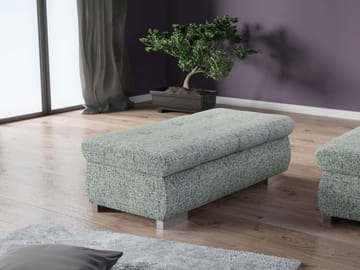 Cerys Fotskammel 120 cm - Grå - Møbler - Stoler & lenestoler - Krakk - Fotskammel