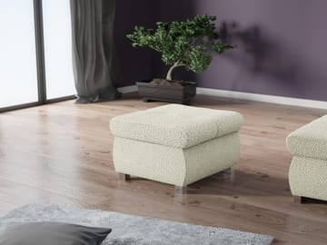 Cerys Fotskammel 60 cm - Beige - Møbler - Stoler & lenestoler - Krakk - Fotskammel
