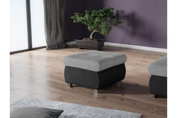 Cerys Fotskammel 60 cm - Svart/Grå - Møbler - Stoler & lenestoler - Krakk - Fotskammel
