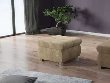 Cerys Fotskammel - beige - Møbler - Stoler & lenestoler - Krakk - Puff