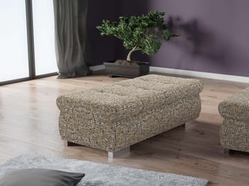 Cerys Fotskammel - beige - Møbler - Stoler & lenestoler - Krakk - Puff