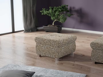 Cerys Fotskammel - beige - Møbler - Stoler & lenestoler - Krakk - Puff