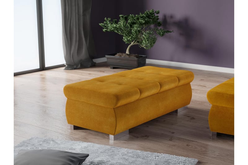 Cerys Puff - Oransje - Møbler - Stoler & lenestoler - Krakk - Puff