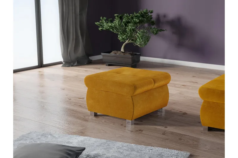 Cerys Puff - Svart - Møbler - Stoler & lenestoler - Krakk - Puff