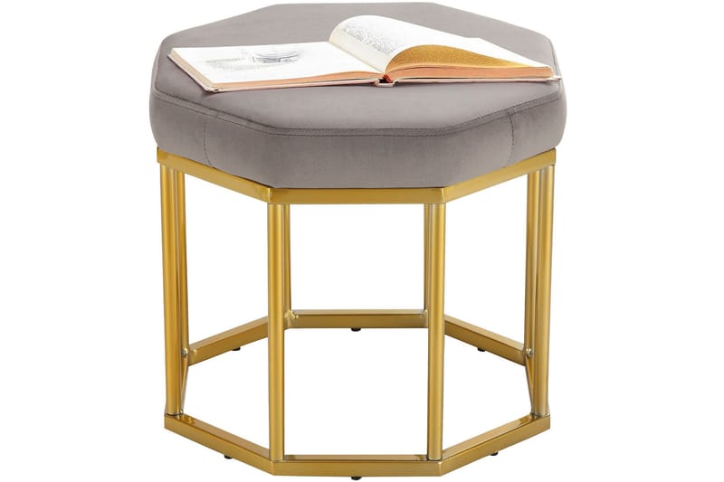 Charites Sittekrakk - Grå - Møbler - Stoler & lenestoler - Krakk