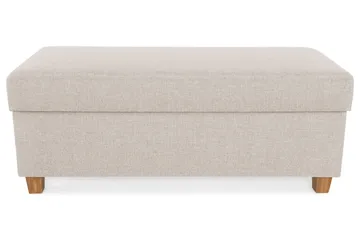 Crazy Fotskammel med Oppbevaring 120x50 - Beige - Møbler - Stoler & lenestoler - Krakk - Fotskammel