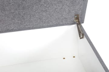 Crazy Fotskammel med Oppbevaring 80x65 - Grå - Møbler - Stoler & lenestoler - Krakk - Fotskammel