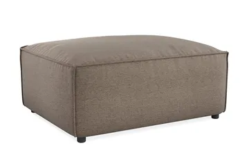 Cubo 1-seters Rektangulær Fotskammelmodul i Stoff 120 cm bred - Grå - Møbler - Stoler & lenestoler - Krakk - Fotskammel