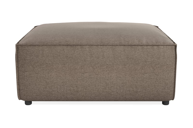 Cubo 1-seters Rektangulær Fotskammelmodul i Stoff 80 cm bred - Grå - Møbler - Stoler & lenestoler - Krakk - Fotskammel