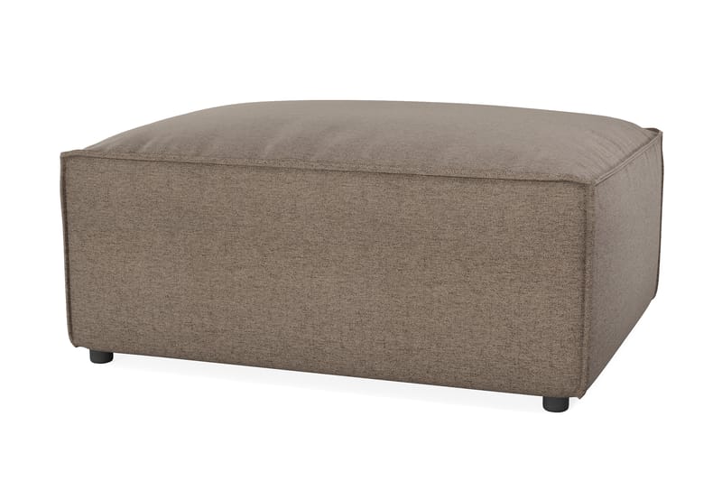 Cubo 1-seters Rektangulær Fotskammelmodul i Stoff 80 cm bred - Grå - Møbler - Stoler & lenestoler - Krakk - Fotskammel