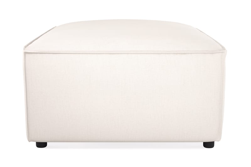 Cubo 1-seters Rektangulær Fotskammelmodul i Stoff 80 cm bred - Lys beige - Møbler - Stoler & lenestoler - Krakk - Fotskammel