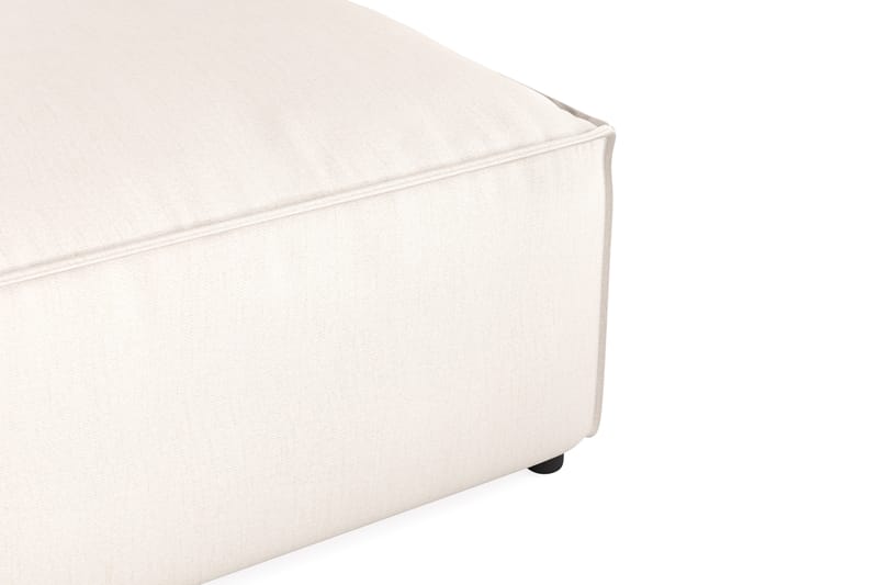 Cubo 1-seters Rektangulær Fotskammelmodul i Stoff 80 cm bred - Lys beige - Møbler - Stoler & lenestoler - Krakk - Fotskammel