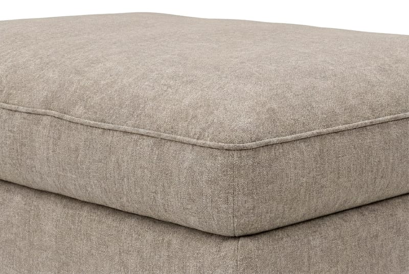 Dubai fotskammel i stoff - Beige/grå - Møbler - Stoler & lenestoler - Krakk - Fotskammel