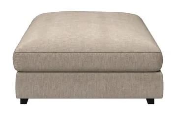 Dubai Rektangulær Fotpall 120x95 cm i Chenille - Brun - Møbler - Stoler & lenestoler - Krakk - Fotskammel