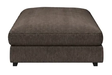 Dubai Rektangulær Fotpall 120x95 cm i Chenille - Mørkebrun - Møbler - Stoler & lenestoler - Krakk - Fotskammel