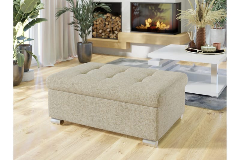 Dynir Fotpall 70 cm - Beige - Møbler - Stoler & lenestoler - Krakk - Fotskammel