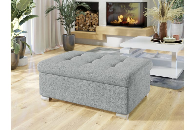 Dynir Fotpall 70 cm - Grå - Møbler - Stoler & lenestoler - Krakk - Fotskammel