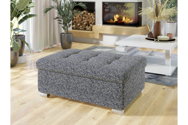 Dynir Fotpall 70 cm - Marineblå - Møbler - Stoler & lenestoler - Krakk - Fotskammel