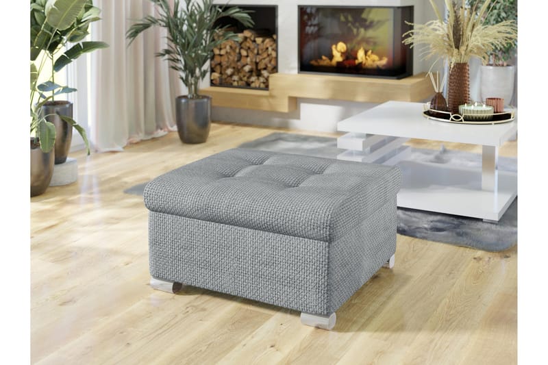 Dynir Fotskammel 68 cm - Grå - Møbler - Stoler & lenestoler - Krakk - Fotskammel