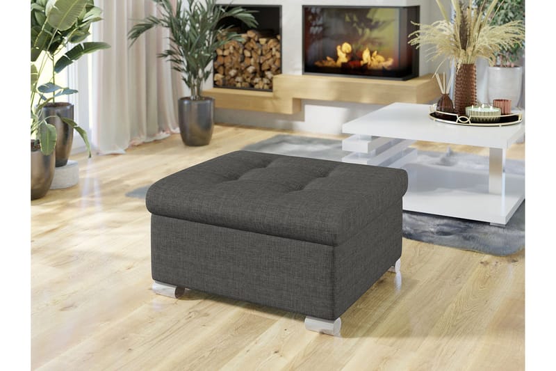 Dynir Fotskammel 68 cm - Mørk grå - Møbler - Stoler & lenestoler - Krakk - Fotskammel