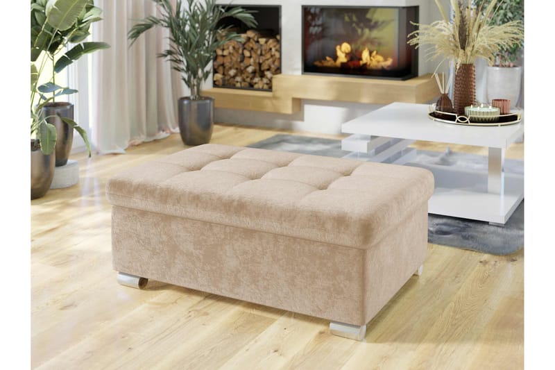 Dynir Fotskammel 70 cm - Beige - Møbler - Stoler & lenestoler - Krakk - Fotskammel